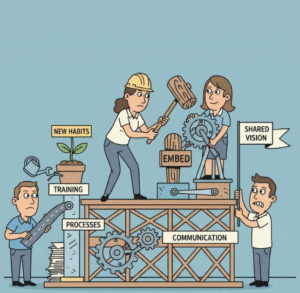 Beyond the blueprint: 5 Real-World Secrets to Making Change Stick